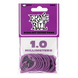 Ernie Ball 1.0 mm Everlast Picks 12 Pack, Purple