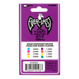 Ernie Ball 1.0 mm Everlast Picks 12 Pack, Purple