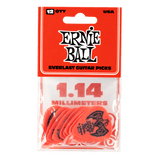 Ernie Ball 1.14 mm Everlast Picks 12 Pack in Red