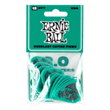 Ernie Ball 2.0 mm Everlast Picks 12 Pack in Teal