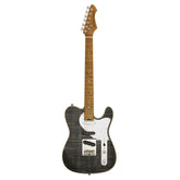 Aria 615-MK2 Nashville Electric Guitar in Black Diamond Gloss Finish