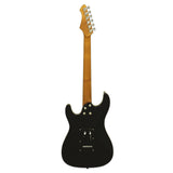 Aria 714-DG Fullerton Tribute Collection Electric Guitar in Black