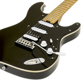 Aria 714-DG Fullerton Tribute Collection Electric Guitar in Black