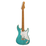 Aria 714-MK2 Fullerton Series Electric Guitar in Turquoise Blue