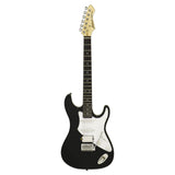 Aria 714-STD Series Electric Guitar in Black