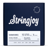 Stringjoy Signatures Balanced Light Plus Gauge (10.5-50) Nickel Wound Electric Guitar Strings