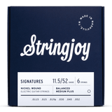 Stringjoy Signatures Balanced Medium Plus Gauge (11.5-52) Nickel Wound Electric Guitar Strings