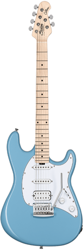 Sterling By Music Man Cutlass CT30HSS Electric Guitar - Striking Chopper Blue with HSS Pickup Configuration