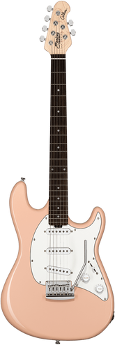 Sterling By Music Man Cutlass CT30SSS Electric Guitar - Stunning Pueblo Pink with Triple Single-Coil Pickups