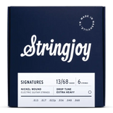 Stringjoy Signatures Drop Tune Extra Heavy Gauge (13-68) Nickel Wound Electric Guitar Strings