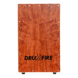 Drumfire Yellow Rosewood Front Wooden Cajon-DFP-HL-NST