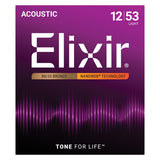Elixir 11052 Nanoweb 80/20 Light 12-53