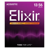Elixir 16102 Nanoweb Phosphor Bronze Medium 13-56