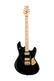 Sterling By Music Man Jarod Dines Artist Series Electric Guitar - Signature Black Model with Premium Features