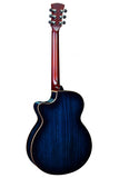 Faith Blue Moon Venus Cutaway Acoustic Electric Guitar with Case