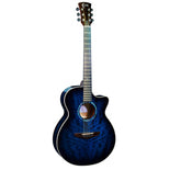 Faith Blue Moon Venus Cutaway Acoustic Electric Guitar with Case