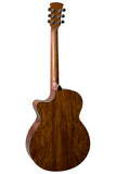 Faith Solid Red Cedar/Solid Mahogany Classic Burst Venus Acoustic Electric Guitar with Case