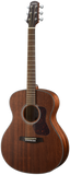 Walden Guitars G551E Natura Solid Mahogany Top Grand Auditorium Acoustic-Electric - Open Pore Satin Natural