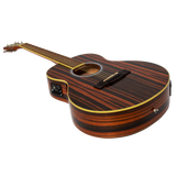 Martinez '51 Series' Amara Acoustic-Electric Short Scale Guitar - Stunning Wood Grain & Easy Play