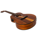 Martinez '51 Series' Koa Acoustic-Electric Short Scale Guitar - Perfect for Beginners & Travel