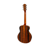 Martinez '51 Series' Left-Handed Acoustic-Electric Guitar - Beautiful Amara Wood Short Scale with Gloss Finish