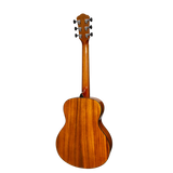 Martinez '51 Series' Left-Handed Acoustic-Electric Guitar - Premium Koa Wood Short Scale with Gloss Finish