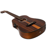 Martinez '51 Series' Babe Traveller Acoustic-Electric Guitar - Teakwood Gloss Finish