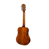 Martinez '51 Series' Babe Traveller Acoustic-Electric Guitar - Teakwood Gloss Finish