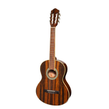 Martinez '51 Series' Electric Classical Guitar 3/4 Size with Built-in Tuner - Amara Gloss Finish