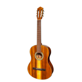 Martinez '51 Series' Electric Classical Guitar with Built-in Tuner - Koa Gloss Finish | 4/4 Size Premium Guitar