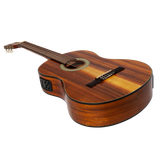Martinez '51 Series' Electric Classical Guitar with Built-in Tuner - Koa Gloss Finish | 4/4 Size Premium Guitar