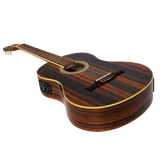 Martinez '51 Series' Electric Classical Guitar 4/4 Size - Amara Gloss Finish with Built-in Tuner