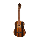 Martinez '51 Series' Electric Classical Guitar 4/4 Size - Amara Gloss Finish with Built-in Tuner