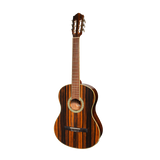 Martinez '51 Series' Electric Classical Guitar 4/4 Size - Amara Gloss Finish with Built-in Tuner