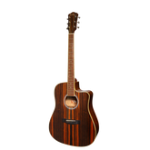 Martinez '51 Series' Dreadnought Acoustic-Electric Guitar - Cutaway Design - Amara Gloss Finish