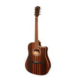 Martinez '51 Series' Dreadnought Acoustic-Electric Guitar - Cutaway Design - Amara Gloss Finish