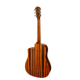 Martinez '51 Series' Dreadnought Acoustic-Electric Guitar - Cutaway Design - Amara Gloss Finish