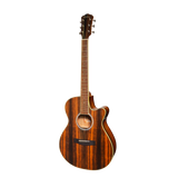 Martinez '51 Series' Folk Cutaway Acoustic-Electric Guitar - Amara Gloss Finish | Premium Sound & Playability