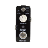 Mooer 'Black Secret' Vintage & Turbo Distortion Micro Guitar Effects Pedal-MEP-BS