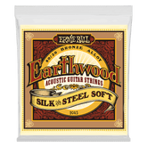 Ernie Ball Earthwood Silk and Steel Soft 80/20 Bronze Acoustic Guitar Strings 11-52 Gauge