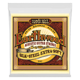 Ernie Ball Earthwood Silk and Steel Extra Soft 80/20 Bronze Acoustic Guitar Strings 10-50 Gauge