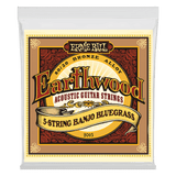 Ernie Ball Earthwood 5-String Banjo Bluegrass Loop End 80/20 Bronze