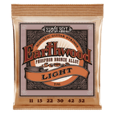 Ernie Ball Earthwood Light Phosphor Bronze Acoustic Guitar Strings 11-52 Gauge