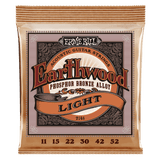 Ernie Ball Earthwood Light Phosphor Bronze Acoustic Guitar Strings 11-52 Gauge