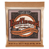 Ernie Ball Earthwood Custom 12-String Light Phosphor Bronze Acoustic Guitar Strings 10-48 Gauge