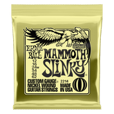 Ernie Ball Mammoth Slinky Nickel Wound Electric Guitar Strings 12-62 Gauge