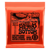 Ernie Ball Skinny Top, Heavy Bottom Slinky Nickel Wound Electric Guitar Strings 10-52 Gauge