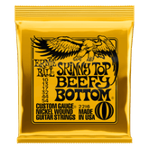 Ernie Ball Skinny Top, Beefy Bottom Slinky Nickel Wound Electric Guitar Strings 10 - 54 Gauge