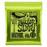 Ernie Ball Regular Slinky Nickel Wound Electric Guitar Strings 10-46 Gauge