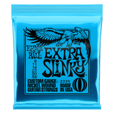 Ernie Ball Extra Slinky Nickel Wound Electric Guitar Strings 8-38 Gauge